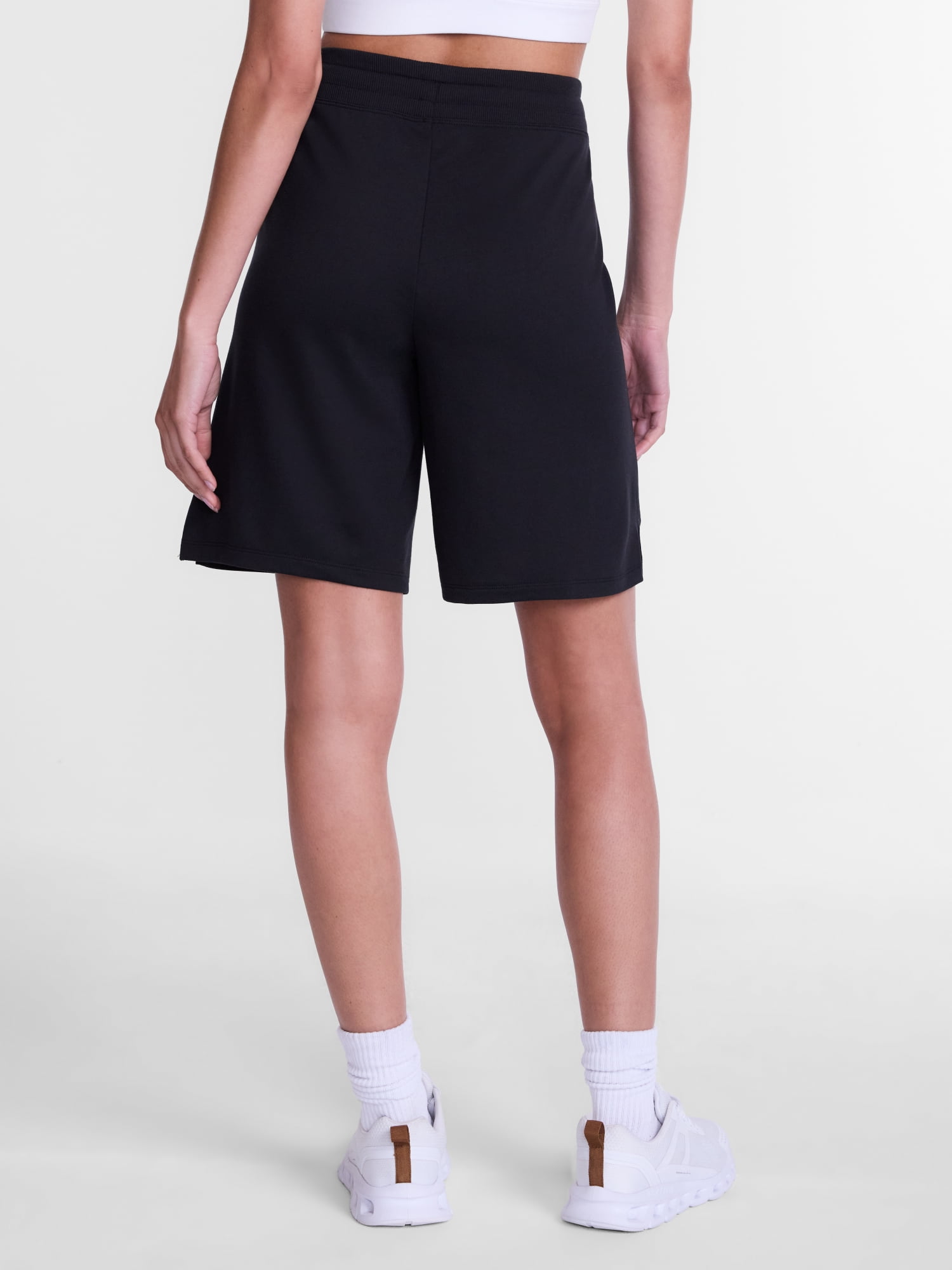 Athletic Works Women's French Terry Bermuda Shorts, 9" Inseam, Sizes XS-XXXL