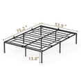 thumbnail image 4 of Coolmee Heavy Duty Metal Bed Fram Platform Bed，Full Size Metal Bed（191*99*38CM，Black）, 4 of 7