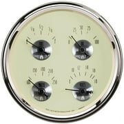 Auto Meter Prestige Series Antique Ivory Quad Gauge - 2010