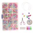thumbnail image 2 of Granos de joyería Sunnimix 420pcs de formas mixtas surtidas para DIY, 2 of 8