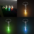 thumbnail image 3 of Dalazy Keychain Light Portable Keyring Lamp Backpack Handbag Key Chain Pendant Storage Holder Battery Operated Decorative Handicraft Pink Light, 3 of 8