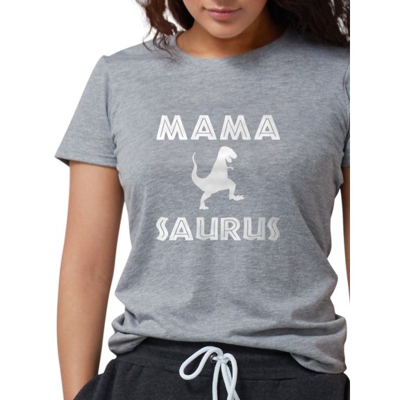 CafePress - Mamasaurus Dinosaur Mom T Shirt - Womens Tri-blend T-Shirt