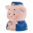 thumbnail image 2 of Figura de cerdito en miniatura creativa para decoración de escritorio, estatua de cerdito de resina para decoración de mesa, estatua de cerdito diminuta de resina, 2 of 7
