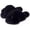 Black, variant on FAMITION Women's Fuzzy slippers Cross Band Soft Plush Cozy House Slippers Indoor and Outdoor Shoes