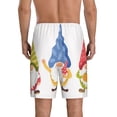 thumbnail image 5 of Cauagu Autumn Funny Gnomes Print Pajama Bottoms for Men Sleep Pajama Shorts Elastic Waistband Sleep Pajama Short Men's PJ Shorts -Large, 5 of 6