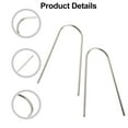 thumbnail image 1 of Convenient Double DIN Stereo Removal Kit 2 Pcs U Style Pins Save on Repair Fees, 1 of 9