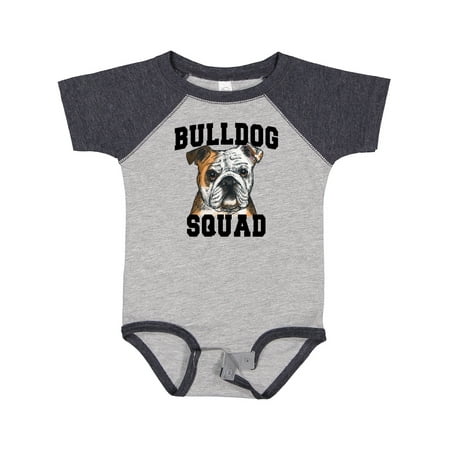 

Inktastic Dog Bulldog Squad Gift Baby Boy or Baby Girl Bodysuit