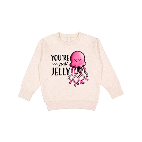 Inktastic You're Just Jelly with Pink Jellyfish Toddler Sweatshirt