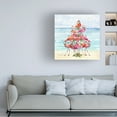 thumbnail image 2 of Trademark Fine Art Jean Plout Coastal Christmas Flamingos Ii Canvas Wall Art - 14x14, 2 of 5
