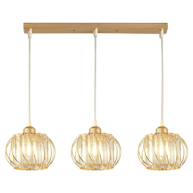 Candebros de cristal con luz colgante de cristal Yuyangstore Is de base de tira