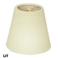 thumbnail image 5 of Royal Designs, Inc. Hardback Empire Chandelier Basic Shade CS-923-5LNEG-6, Linen Eggshell, 3 x 5 x 4.5, Pack of 6, 5 of 5