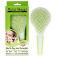 thumbnail image 1 of Démêlant Cheveux Humides et Secs Régulier - Vert-Blanc par Michel Mercier pour Femmes - 1 Pce Brosse à Cheveux, 1 of 2