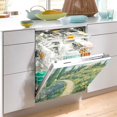 thumbnail image 2 of Yayeee Magnetic Dishwasher Cover for The Front Decoration Home Kitchen Machine Sticker Protector, Art Garden Scene, 2 of 6