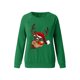 thumbnail image 2 of Sudaderas femeninas sudaderas de manga larga jerséis de cuello redondo estampados navideños de moda, 2 of 3