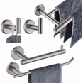 thumbnail image 1 of Double Towel Bar Matte Stainless Steel Bath Towel Rack for Bathroom Towel Holder Wall Mount Total Length TBLPB, 1 of 9