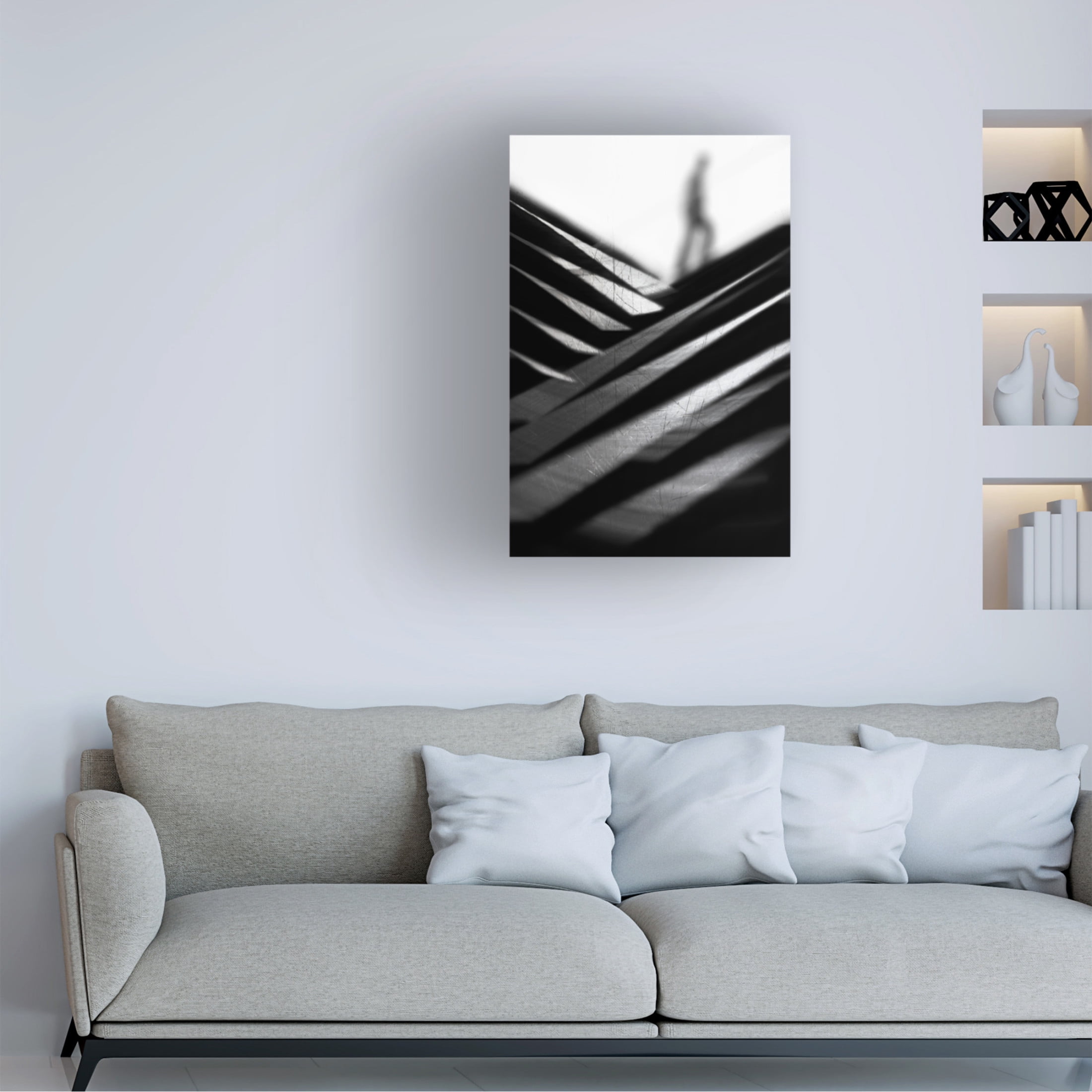 Canvas Wall Art - Paulo Abrantes 'Going Nowhere Fast' Wall Art for Living Room, Bedroom, or Office Décor by Trademark Fine Art - 22 x 32 Inches