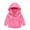 Rose Red, variant on KYAIGUO 6Pack/Set Toddler Boys Girls Zip Rain Jacket Kids Hooded Coat Casual Lightweight Waterproof Windbreaker for 2-10Y (6 Sets Sold in a Package)