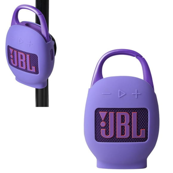 Funda de altavoz portátil Hermitshell para JBL Clip 5 Purple