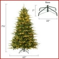 thumbnail image 5 of 7.5FT Pre-Lit Aspen Fir Artificial Holiday Christmas Tree with Stand, 5 of 6