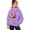 Purple, variant on Women Pouch Hoodie Oversized Hooded Sweatshirt Large Pocket Pet Holder Soft Fabric Pullover Casual
