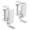 White, variant on Kaireo Vertical Laptop Stand Clamp on Desk Side Mount, No Drill Aluminum Alloy Laptop Holder with Headphone Hanger, Space Saving Desktop Storage Organizer for Macbook Surface Dell Hp