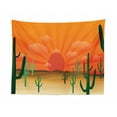 thumbnail image 1 of Dune Tapestry, Modern Interpretation of a Cactus on Night Desert Starry Sky Stained Glass Inspired, Fabric Wall Hanging Decor for Bedroom Living Room Dorm, 2 Sizes, Multicolor, by Ambesonne, 1 of 1