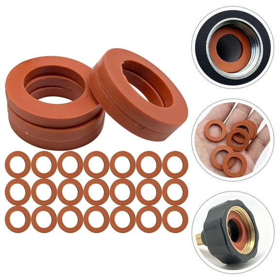 WEUVEB 100Pcs Hose Washer Rubber Gasket Replacement for Garden Hose and Water Faucet