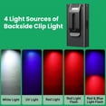 thumbnail image 2 of DAYBETTER Rechargeable EDC Flashlight with UV, High Lumens Super Bright Mini Flashlight, Pocket Flashlights with Magnetic Base, Metal Clip, for Emergency, Hiking, Camping, 2 of 9