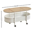 thumbnail image 2 of Movable Oval Table with Storage / Indoor Patio (Enclosed) / Stable Base, 2 of 6