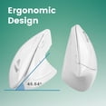 thumbnail image 2 of Ratón vertical Bluetooth Perixx PERIMICE-813W blanco, 2 of 7