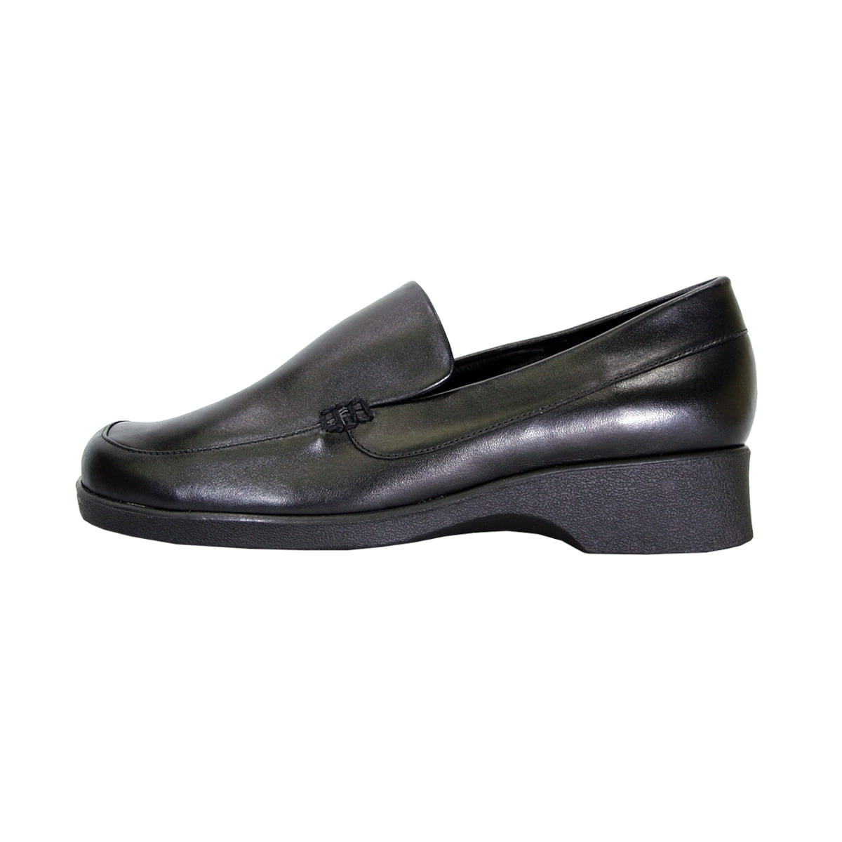 24 HOUR COMFORT Thelma Wide Width Comfort Shoes For Work and Casual Attire BLACK 9