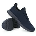 thumbnail image 7 of Men's Walking Shoes Ultra Lightweight Breathable Running Shoes Non Slip Athletic Fashion Sneakers All Blue Size 11.5, 7 of 7