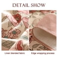 thumbnail image 4 of Mantel vintage redondo con diseño de pájaros rosas, 140 cm, 4 of 9