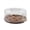 Light Wood Finish, variant on Cook with Color Acacia Wood Cake and Cupcake Carrier with Reversible Tray and Locking Lid, Round, Ideal Use for Entertaining and Party Transportation