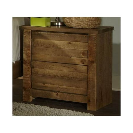 Night Stand in Driftwood Finish