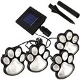 thumbnail image 1 of Luz LED solar para decoración de patas, 4 gatos, perros, perros, huellas de animales, luces solares, luz LED de camino para exteriores, para decoración de pasarelas cubiertas de patios. Sin marca Lámparas solares, 1 of 4
