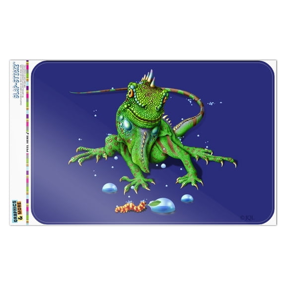Rainforest Iguana and Caterpillar Home Business Office Sign