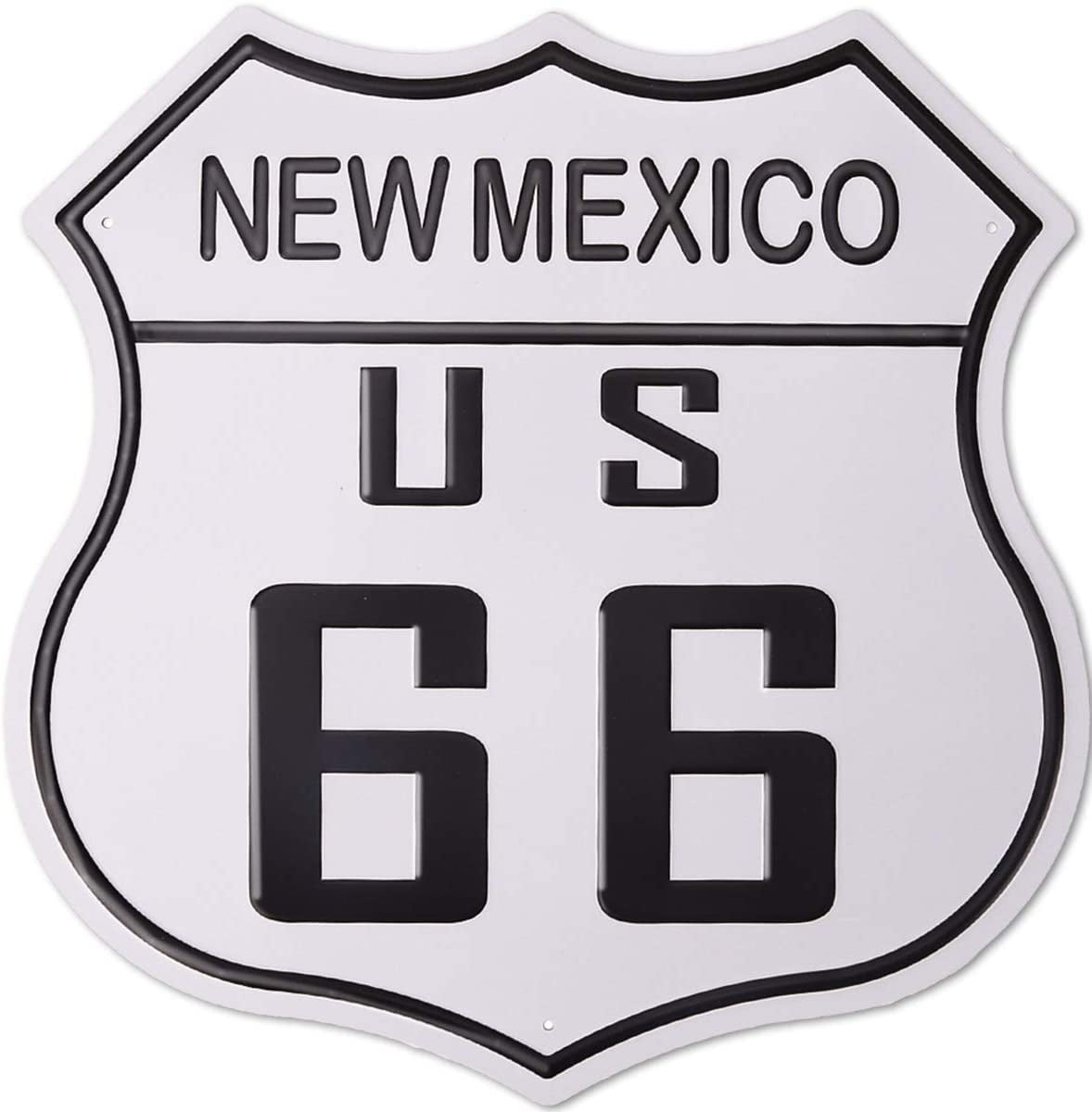 Historical US Route 66 SHIELD Tin Art Sign Man Cave Bar garage Sign 