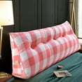 Triangular Reading Pillow Large Bolster Headboard Backrest Positioning