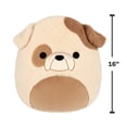thumbnail image 2 of Squishmallows FuzzAMallow Official 16 inch Griz the Tan and Brown Spotted Bulldog - Child's Ultra Soft Plush Toy, 2 of 7