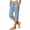 Sky Blue, variant on Capri Pants for Women High Waisted Straight Leg Stretchy Lightweight Yoga Trousers Casual Work Golf Leggings with Pockets