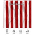 thumbnail image 5 of Red Striped Bed Skirt Queen Size, Christmas Farmhouse Red White Stripes Wrap Around Bed Skirting with Adjustable Elastic Strap, Dust Ruffle Pleated Bedskirts 18 Inch Drop for Bedroom Queen Beds, 5 of 9
