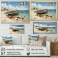thumbnail image 4 of Designart "England Coastal Serenityengland horizon II" Nautical & Beach Canvas Art Print, 4 of 5