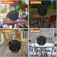 thumbnail image 4 of Feestars Grill Cover for Cuisinart CCG190RB Portable Charcoal Waterproof Griddle Cover for Weber Smokey Joe 14-Inch Grill Black, 4 of 5