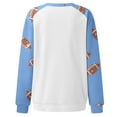 thumbnail image 4 of Gkeoshab Womens Sweaters Women's Oversized Sweaters 2026 Fall Outfits Trendy Crewneck Knit Fashion Pullover Tops Sky Blue XL, 4 of 4