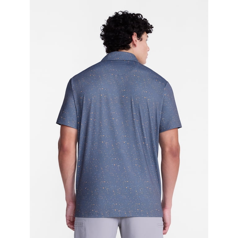 Birdie Bound Men's Splatter Print Golf Polo photo 3