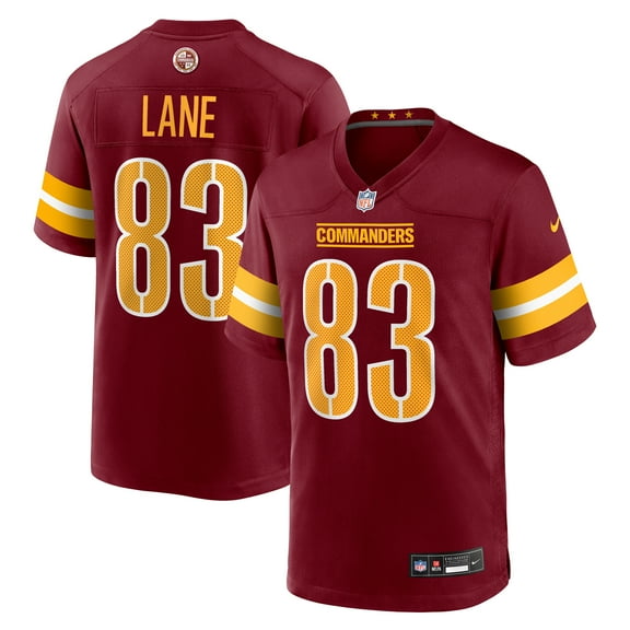 Men's Nike Jaylin Lane Burgundy Washington Commanders Team Game Jersey