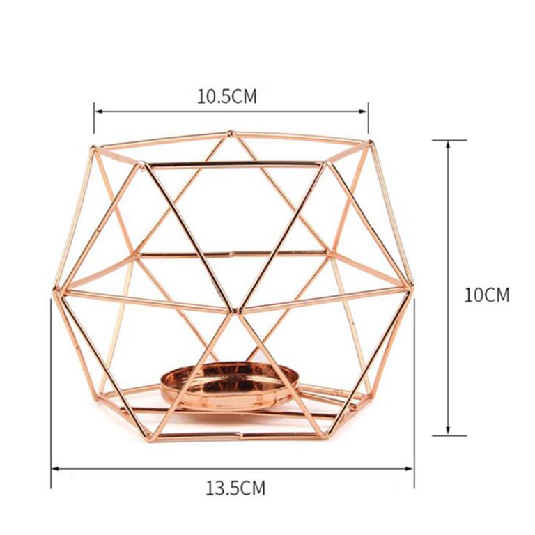 Glass candle holder retro windproof Zen simple candlelight Nordic dinner candle  cover glass tea table decoration