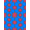 Blue Pink, Pattern 3, variant on ODIKA 8'x10' Washable Area Rug Non-Slip Chair-Friendly Mat Aesthetic Cartoon Retro Blocks Graphic Bold Outline Funky Refined for Dining Room, Large Office, Lounge