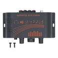 thumbnail image 2 of HiFi Power Amp 2 Channel, Aluminum DC12V Stable Multifunctional Low Noise Compact Sound Stereo Amp  for Car, 2 of 7